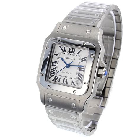 cartier santos galbee xl mens watch|cartier santos 100 diamond watch.